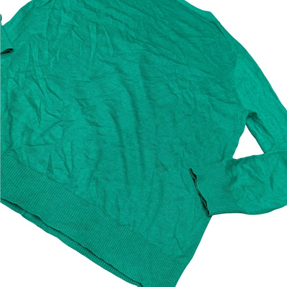 🍀 J.Crew Green 100% Merino Wool Cardigan Sweater Women’s Size XL - Picture 16 of 16